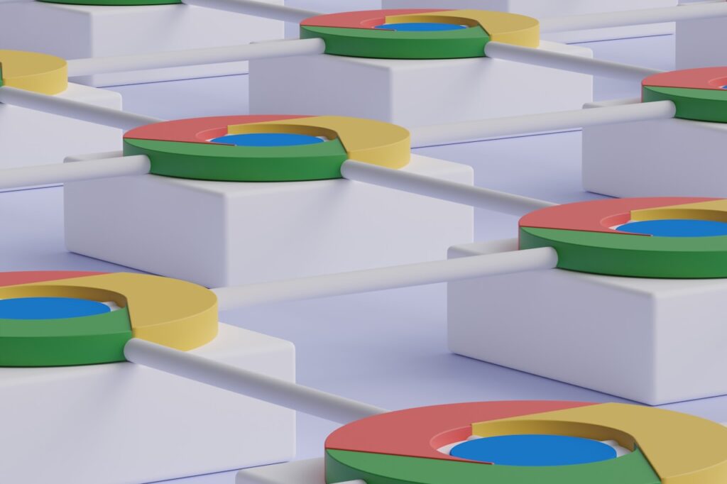 a group of colorful cubes
